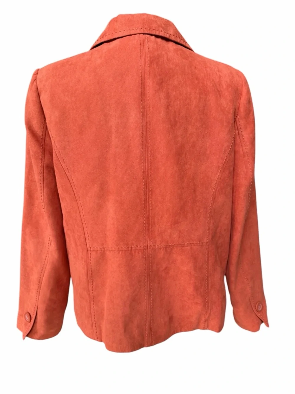 Y2K Studio Works Terracotta Super Soft Faux‎ Suede Lined Blazer
